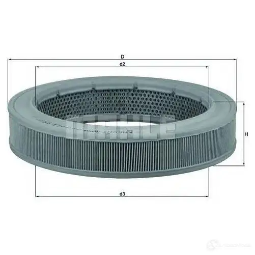 Воздушный фильтр MAHLE ORIGINAL lx917 KR69JBR 78451 098 2357964