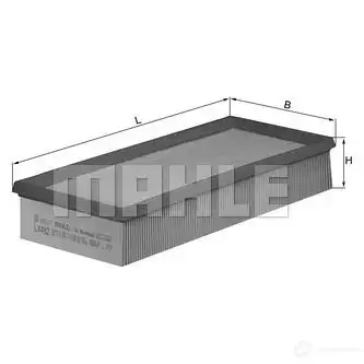 Воздушный фильтр MAHLE ORIGINAL 7866209 0 QY8DL5T 2357609 LX 492 - Изображение 1