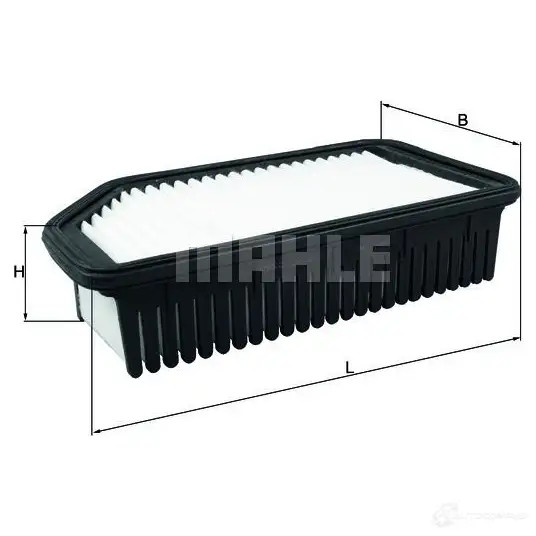 Воздушный фильтр MAHLE ORIGINAL LX 4083 2357541 72 417010 Y25HGW9 изображение 0