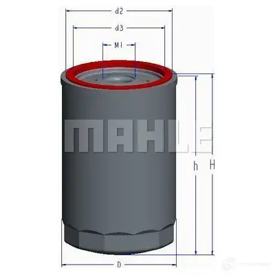 Воздушный фильтр MAHLE ORIGINAL 33RBX 2358000 78 501991 lx955