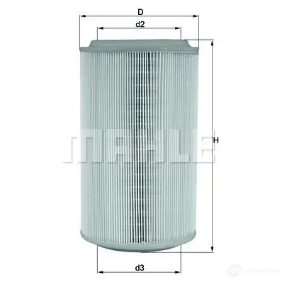 Воздушный фильтр MAHLE ORIGINAL PYSRKUR 7 8445652 2357960 LX 913 изображение 0