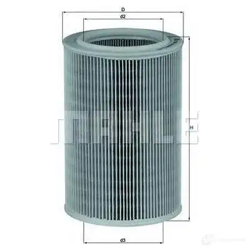 Воздушный фильтр MAHLE ORIGINAL 2357686 lx587 7 8765968 LCPRO8
