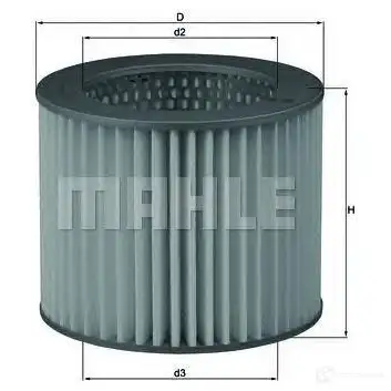Воздушный фильтр MAHLE ORIGINAL 7 7427297 2357382 XMGF5SK lx305 - Изображение 1