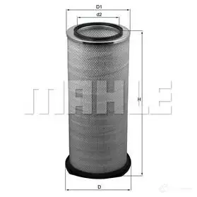 Воздушный фильтр MAHLE ORIGINAL 7FMIZKQ LX 2807 705 14349 2357296
