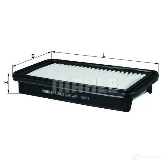 Воздушный фильтр MAHLE ORIGINAL 2357305 LX 2833 705 19401 VI1BD изображение 0