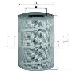 Воздушный фильтр MAHLE ORIGINAL 2357753 LX 666 0QXM18 798653 87 изображение 0