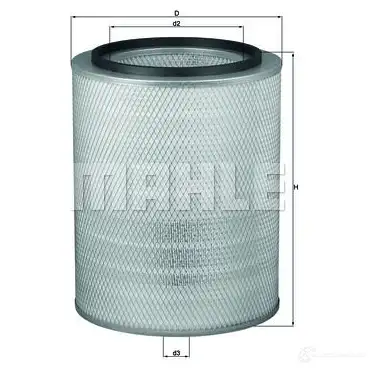 Воздушный фильтр MAHLE ORIGINAL EW78TK3 2357847 LX 780 7984 3392