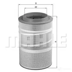 Воздушный фильтр MAHLE ORIGINAL 7 6886824 2356868 LX 1278 HWDY01