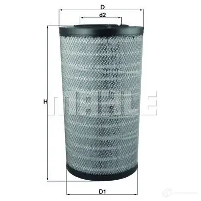 Воздушный фильтр MAHLE ORIGINAL LX 2838 TQUBVZ 2357308 723 71420