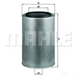 Воздушный фильтр MAHLE ORIGINAL X0U42U LX 1606 2356957 766 71291
