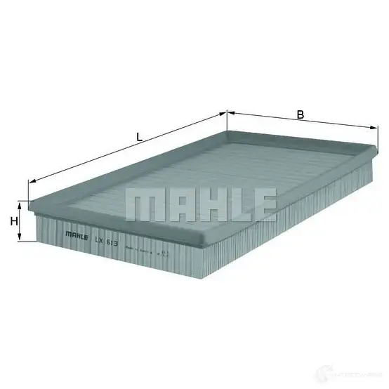 Воздушный фильтр MAHLE ORIGINAL 787991 32 LX 613 2357708 QTU5Q8 изображение 0