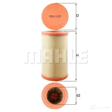 Воздушный фильтр MAHLE ORIGINAL 2357185 70521 777 LX 2088 7WJAQ6H изображение 4