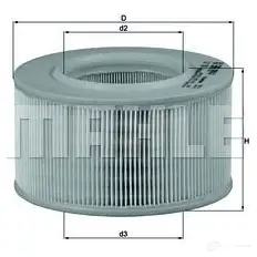 Воздушный фильтр MAHLE ORIGINAL LX 720 2357801 79691 395 I3AQGM изображение 0