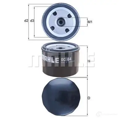 Воздушный фильтр MAHLE ORIGINAL lx619 2357714 7986572 6 SA43H изображение 0
