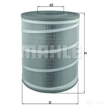 Воздушный фильтр MAHLE ORIGINAL 7058 8291 LX 3480 2357473 HN744 изображение 0