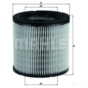Воздушный фильтр MAHLE ORIGINAL 2357218 7771 5568 CSZURX LX 249