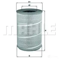 Воздушный фильтр MAHLE ORIGINAL LX 604/1 76 610711 2357697 79DBL