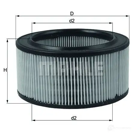 Воздушный фильтр MAHLE ORIGINAL LX 260 2357226 77 716517 9J6QO4