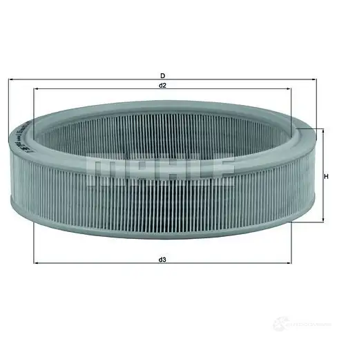 Воздушный фильтр MAHLE ORIGINAL 7842472 3 N862D LX 853 2357918 изображение 0