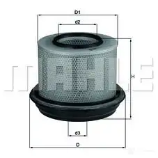 Воздушный фильтр MAHLE ORIGINAL LX 263 IRZ3CL 7200280 6 2357234 изображение 0