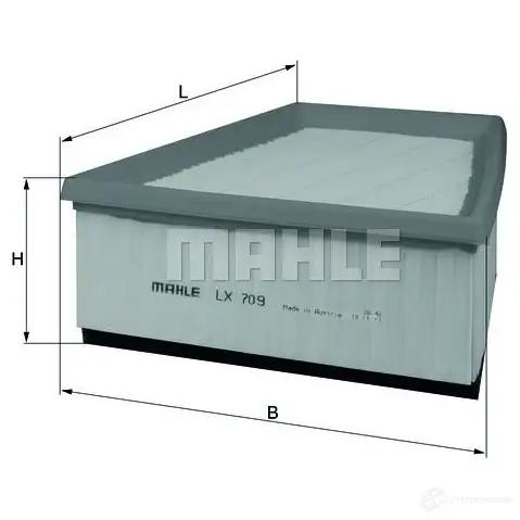 Воздушный фильтр MAHLE ORIGINAL 2357790 YUBFUU LX 709 784 52328