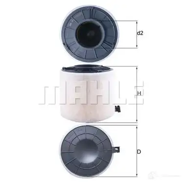 Воздушный фильтр MAHLE ORIGINAL R0 4G7FX LX 4407 1437629417