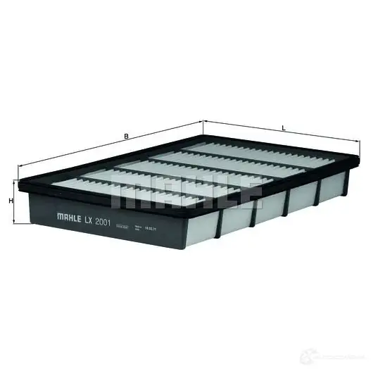 Воздушный фильтр MAHLE ORIGINAL B0S76 2357134 LX 2001 7037 9947 изображение 0