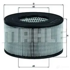 Воздушный фильтр MAHLE ORIGINAL LX 1139 ZOT92 2356815 7654 0298 изображение 0