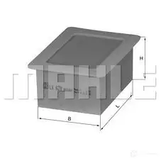 Воздушный фильтр MAHLE ORIGINAL 796 54773 R2C25 LX 628 2357723 - Изображение 1