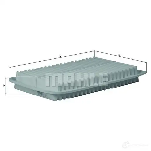 Воздушный фильтр MAHLE ORIGINAL D86AMA 766798 72 LX 1612 2356963 изображение 0