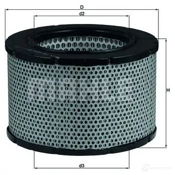Воздушный фильтр MAHLE ORIGINAL 2357091 OGHO6FC 7767 6430 LX 190 изображение 0