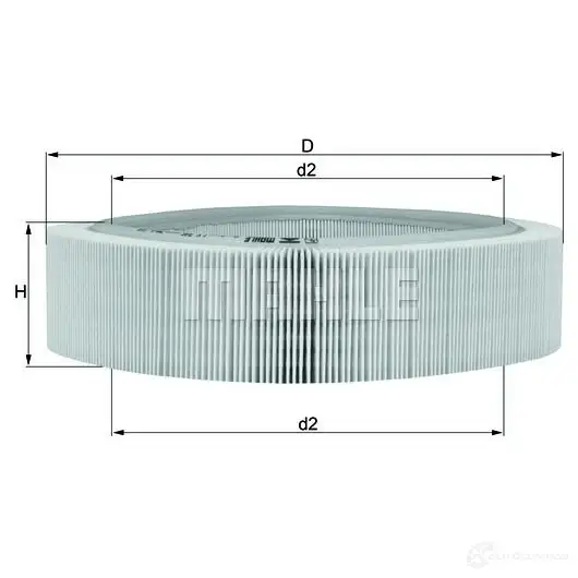Воздушный фильтр MAHLE ORIGINAL 7749 3794 F0L4I9Z LX 346 2357464 изображение 1