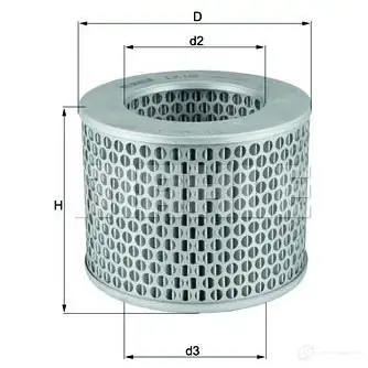 Воздушный фильтр MAHLE ORIGINAL 7 7652092 LX 186 6X537BE 2357083