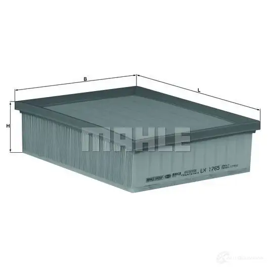 Воздушный фильтр MAHLE ORIGINAL 703250 99 2357031 LX 1765 1QBDLU9 - Изображение 1