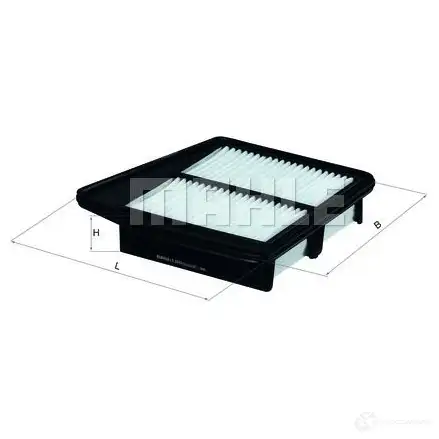 Воздушный фильтр MAHLE ORIGINAL 2357307 3WKTAZD LX 2835 705 15549 изображение 0