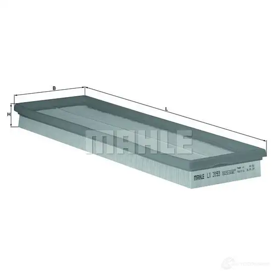 Воздушный фильтр MAHLE ORIGINAL 2357189 3ICD0 LX 2093 7 0381350