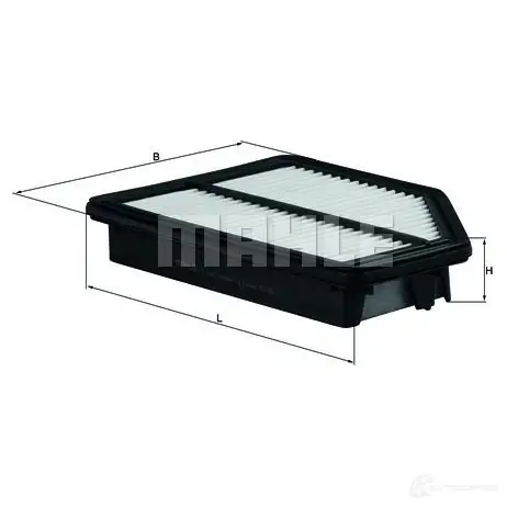 Воздушный фильтр MAHLE ORIGINAL 7053597 7 2357368 DVFEU8 LX 3007 изображение 0