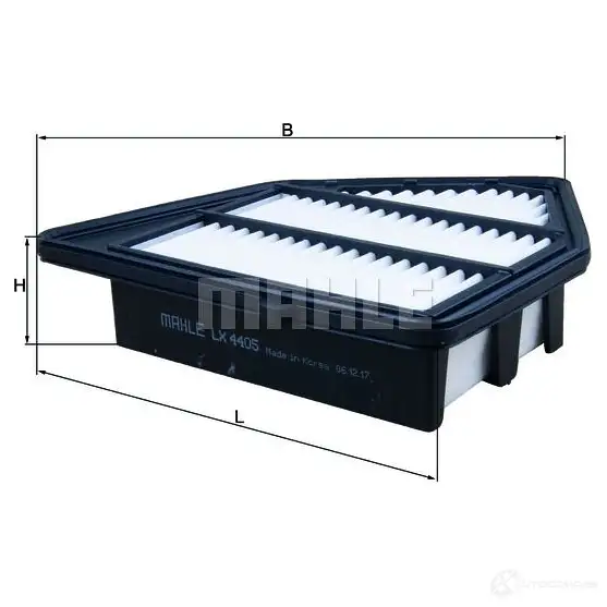 Воздушный фильтр MAHLE ORIGINAL 1194159111 SNQ069H 7245 6073 LX 4405 изображение 5