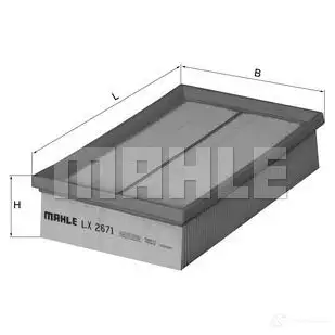 Воздушный фильтр MAHLE ORIGINAL 703873 27 FIHGDVS LX 2671 2357252 изображение 0