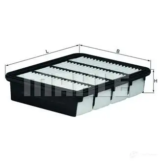 Воздушный фильтр MAHLE ORIGINAL UIU1AZQ LX 929 2357976 78458 556 изображение 0
