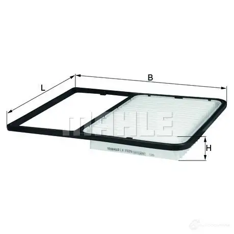 Воздушный фильтр MAHLE ORIGINAL 7 0528267 LX 2029 7PFZ4 2357149 изображение 0