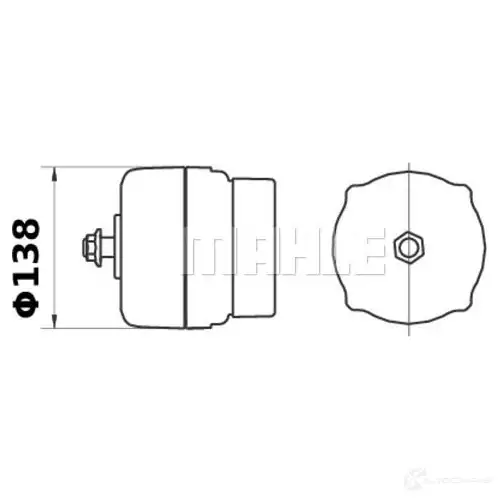 Генератор MAHLE ORIGINAL 11201292 2358087 11.201.292 MG111 изображение 0