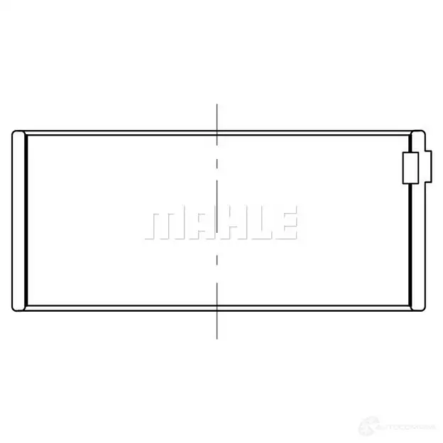 Шатунные вкладыши MAHLE ORIGINAL 209 PL 20646 000 2353408 4009026719251 G74V 1
