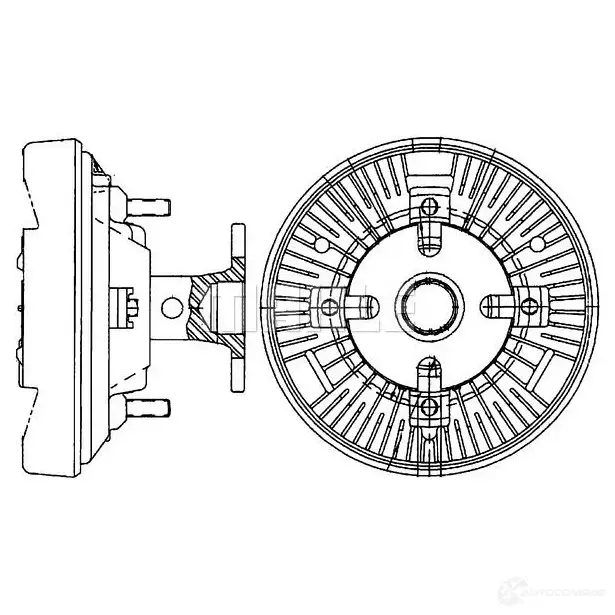 Вискомуфта MAHLE ORIGINAL A 38B22Q CFC 231 000P 1437576674 изображение 0