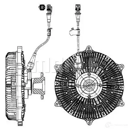 Вискомуфта MAHLE ORIGINAL CFC 213 000P 1437636799 VXP SGD