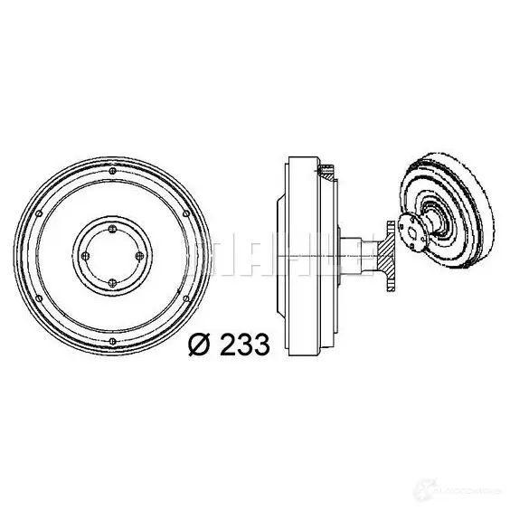 Вискомуфта MAHLE ORIGINAL CFC 98 000P O3 KTTNH 1437636382 - Изображение 1