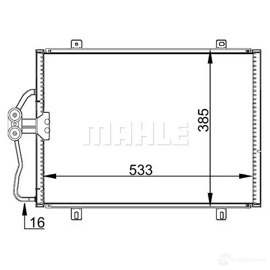 Компрессор кондиционера MAHLE ORIGINAL ACP 814 000S 1437598005 NJ5 ZRO изображение 9