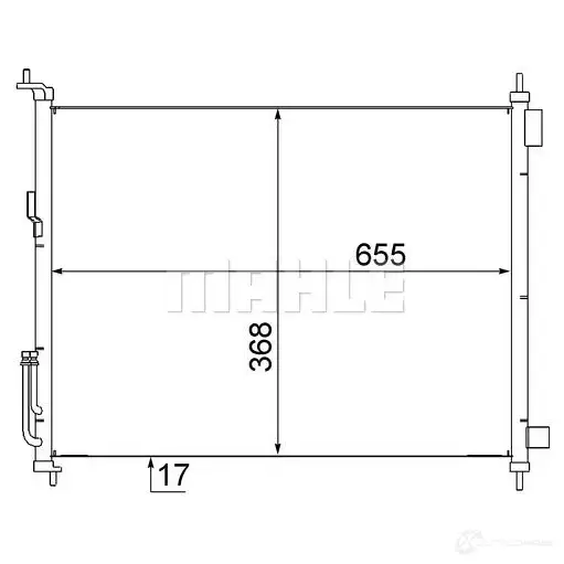 Компрессор кондиционера MAHLE ORIGINAL 1437592009 ACP 951 000P E RUDD изображение 9