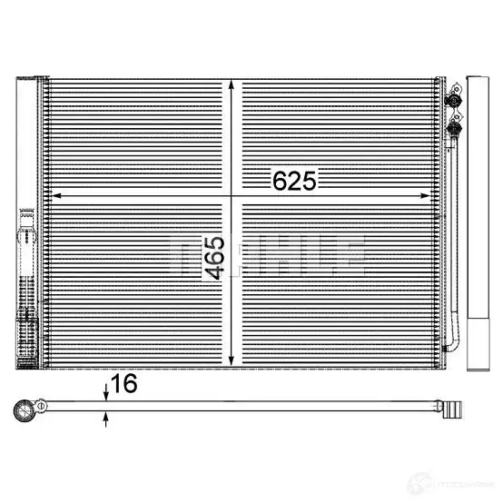 Компрессор кондиционера MAHLE ORIGINAL ACP 951 000S 1437597163 1UH MSP изображение 13