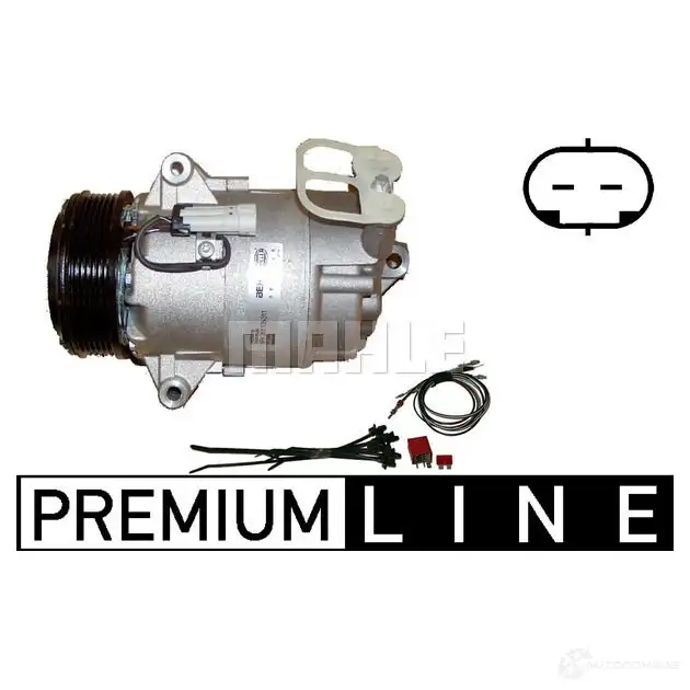 Компрессор кондиционера MAHLE ORIGINAL 1437594922 ACP 4 000P 4 LHWIR изображение 4